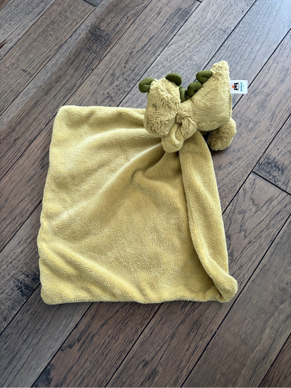 Jellycat Bashful Dino soother security blanket